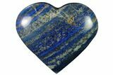 Polished Lapis Lazuli Heart - Pakistan #170946-1
